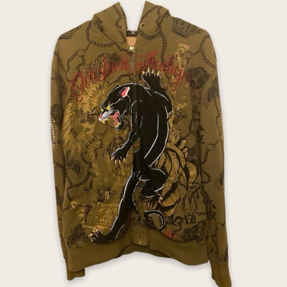 Christian Audigier Metallic Gold Apparel